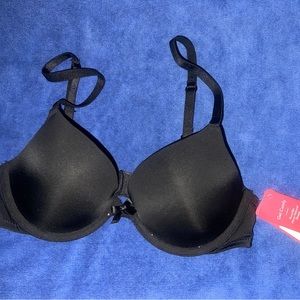 Exhilaration Tshirt bra new with tags size32B lightly lined ebony506772 thanks